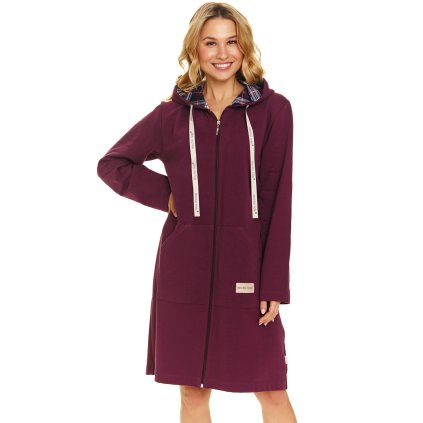 223778 damsky zupan na zip doctor nap smz 7107 s kapuci velikost s barva bordo