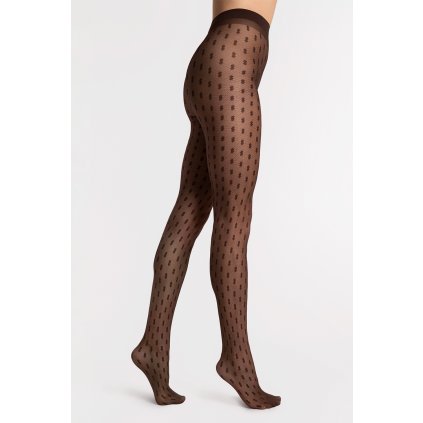 205301 1 damske puncochove kalhoty fiore bijou 20 den g6125 velikost 4 l barva bezova