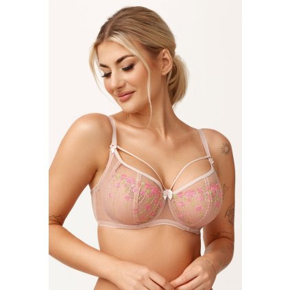 205763 podprsenka azal flora velikost 85g barva bezova