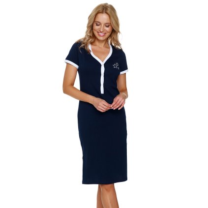 223856 damska nocni kosile doctor nap tm 7219 velikost s barva modra tmave