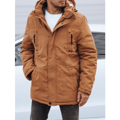 205928 panska zimni bunda s kapuci dstreet tx4821 velikost m 48 barva bezova