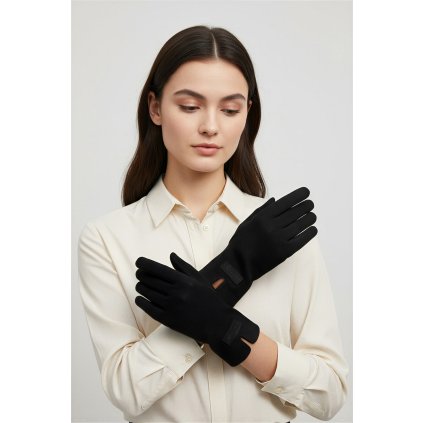 206264 damske rukavice vivisence 7213 velikost s barva cerna