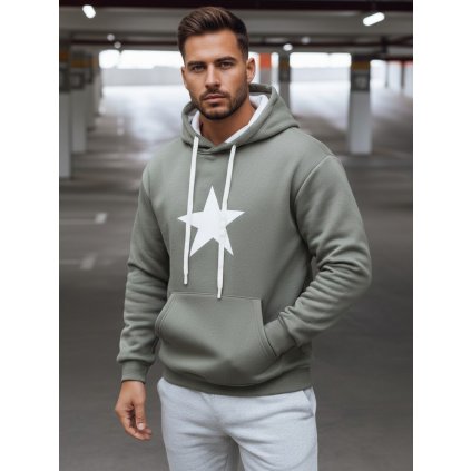 207668 12 panska mikina s kapuci dstreet bx5928 velikost m barva zelena