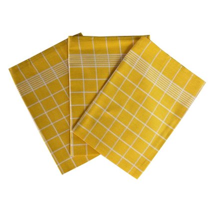 209729 3951 2 kuchynske uterky 3ks pozitiv zluta bila dadka vracov