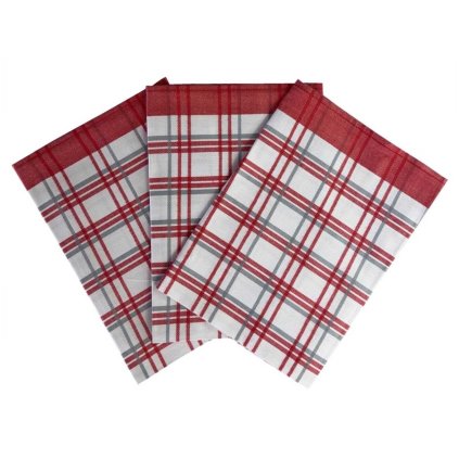 210275 4863 1 kuchynske uterky 3ks extra sava tradicni karo cervene dadka vracov