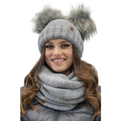 213470 12 komplet cepice sala a rukavice vivisence 70106kmpl velikost uni barva cerna