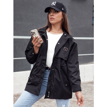 215663 damska bunda s kapuci tilan dstreet ty4388 velikost s barva cerna