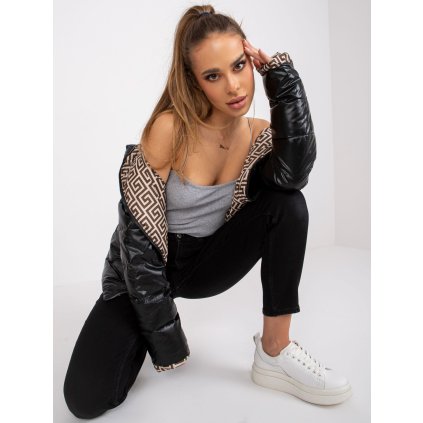 215954 damska prechodova bunda yp kr cx4290 99p oboustranna barva cerna velikost m