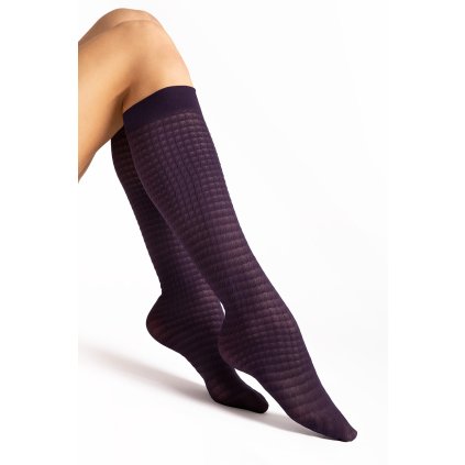 222668 silonkove podkolenky fiore twilla 60 den g1196 velikost uni barva fialova
