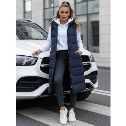 216824 16 damska prosivana vesta dstreet ty5252 velikost s barva modra