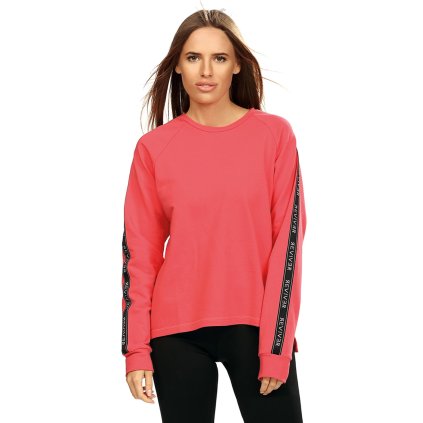 216959 damska mikina reviver f5585 velikost m barva ruzova