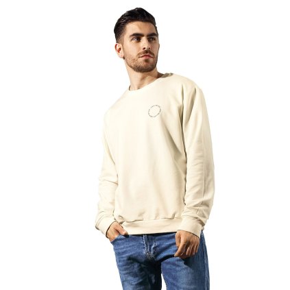 217046 panska mikina reviver f5592 velikost xl barva smetanova