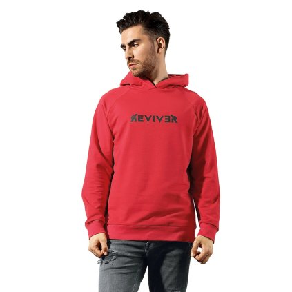 217067 panska mikina reviver f5606 velikost l barva cervena