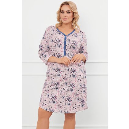 217559 nocni kosile italian fashion lacenta r 3 4 velikost xl barva ruzova