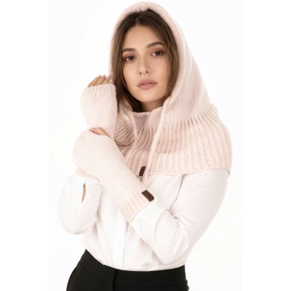 217625 kapuce rukavice vivisence 70110kmpl velikost uni barva ruzova