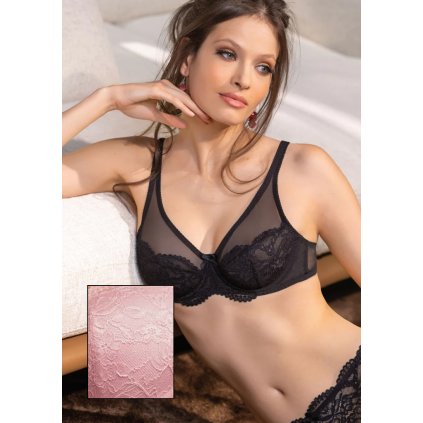 218009 damska podprsenka sielei 7850 velikost 80c barva ruzova svetle