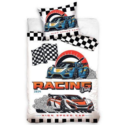 218486 44623 2 detske povleceni auta racing drag