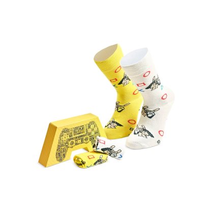 218786 unisex ponozky s motivem hrace baleni 2 paru v originalnim obalu velikost uni