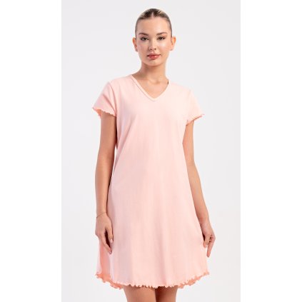 219179 damska nocni kosile s kratkym rukavem sandra barva modra svetle velikost s