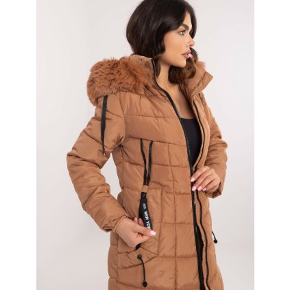 219227 damska zimni bunda sk kr hh 2402 36 factory price barva bezova velikost 2xl