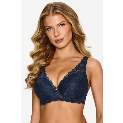 219083 podprsenka lupo 2618 push up velikost 70f barva modra tmave