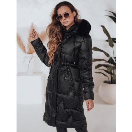 219506 damska zimni bunda s kapuci dstreet ty5072 prosivana velikost s barva cerna