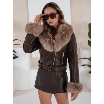 220664 damska bunda dstreet ty5211 velikost s barva bezova