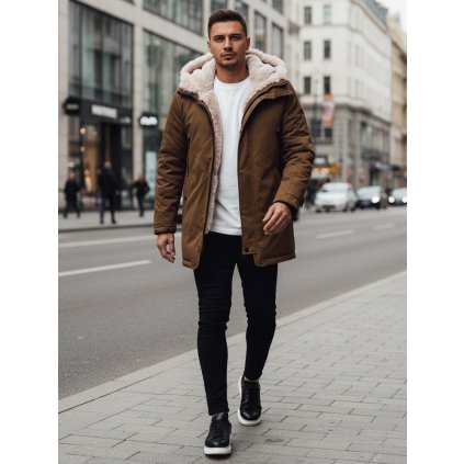 220532 panska zimni bunda s kapuci dstreet tx4964z velikost m 48 barva bezova