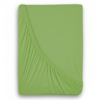 221042 jersey prosteradlo s lycrou 160x200cm svetle zelene 288239 1 wm0