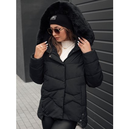 221102 damska zimni bunda s kapuci fixmix dstreet ty4672 velikost s barva cerna