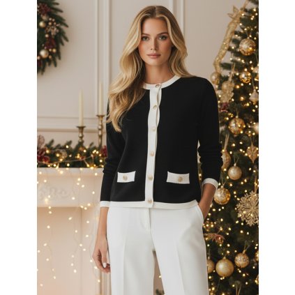 221675 damsky svetr chicline dstreet my2558z velikost s m barva cerna