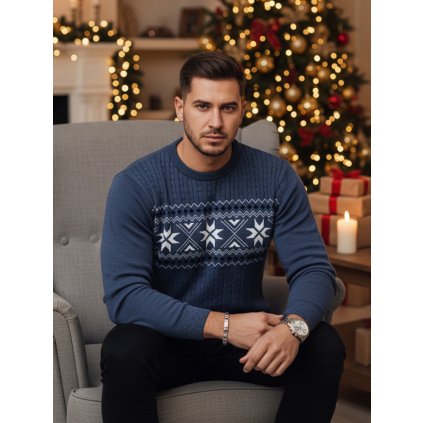 221690 pansky svetr dstreet wx2279z velikost m barva modra svetle