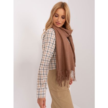 222179 szalik at sz 23185 62p brazowy barva telova velikost uni