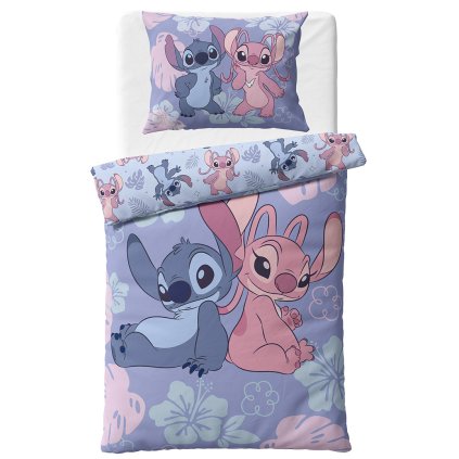 222407 44707 detske povleceni lilo a stitch tropicka dvojka 140x200 70x90 cm