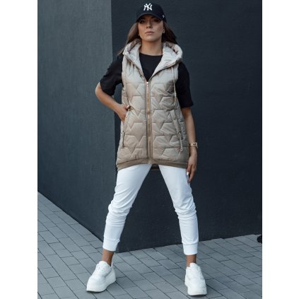 223913 damska vesta glitzy dstreet ty4444 velikost s barva hneda