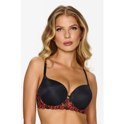 224408 podprsenka lupo 2611 push up velikost 70e barva cerna