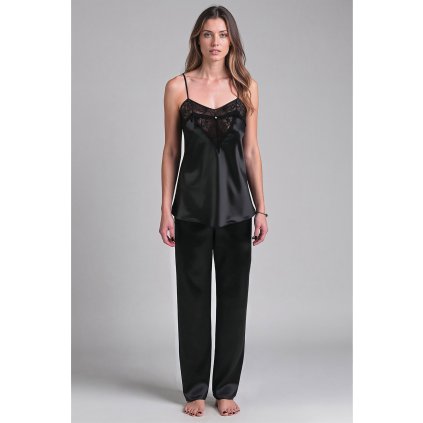 224876 satenove damske pyzamo vivisence 2035 velikost s barva modra tmave