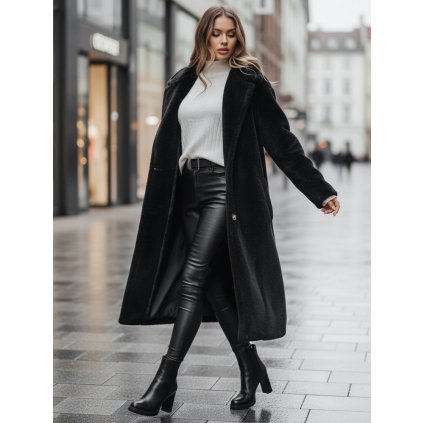 225561 damsky zimni dlouhy kabat dstreet ny0760z velikost s barva cerna