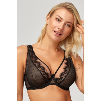 225825 podprsenka azal roza kr nevyztuzena velikost 75d barva cerna