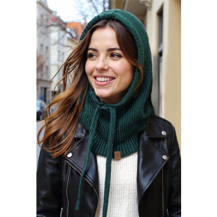 227043 damska kapuce vivisence 70111 velikost uni barva hneda