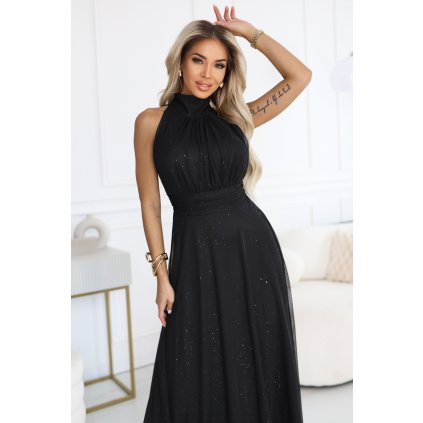 228240 2 636 3 veronica luksusowa dluga suknia z brokatowym akcentem i szykownym krojem czarna 20091