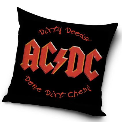 228468 44956 povlak na polstarek 40x40 ac dc dirty deeds acdc181009