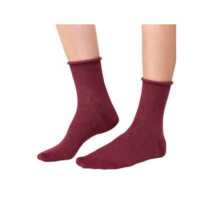 229530 ponozky steven 083 z kaszmirem velikost 38 40 barva bordo