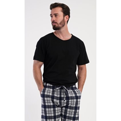 229740 panske pyzamove kalhoty lukas barva modra tmave velikost xl