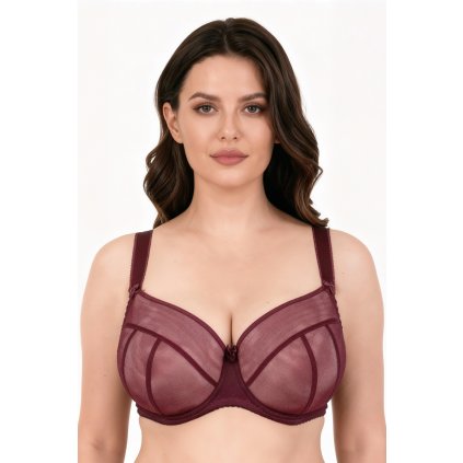 230253 podprsenka vivisence 1090 velikost 80e barva bordo