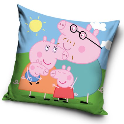 230418 44947 detsky polstarek prasatko pepina rodinne objeti 40x40 pp225122