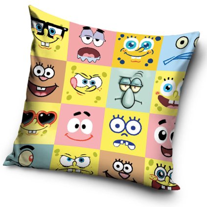 230427 44884 detsky polstarek sponge bob emoji 40x40 sbob241007
