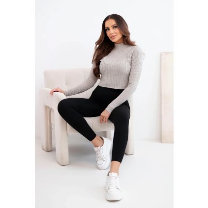 230976 damske leginy s vysokym pasem velikost s barva cerna