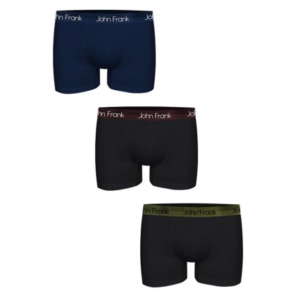 231723 panske boxerky john frank jf3bpb04 3pack velikost l barva vicebarevna