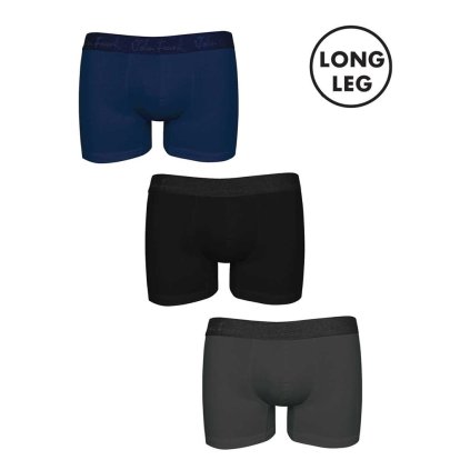 231732 panske boxerky john frank jf3bmodlong01 3pack velikost l barva vicebarevna